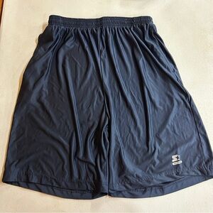 Starter Men's Navy Blue Athletic Shorts - Size Medium